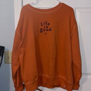 Life is good crewneck